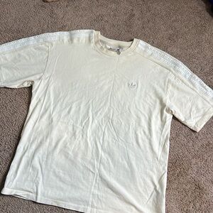 Oversized Adidas pearl detail t shirt
